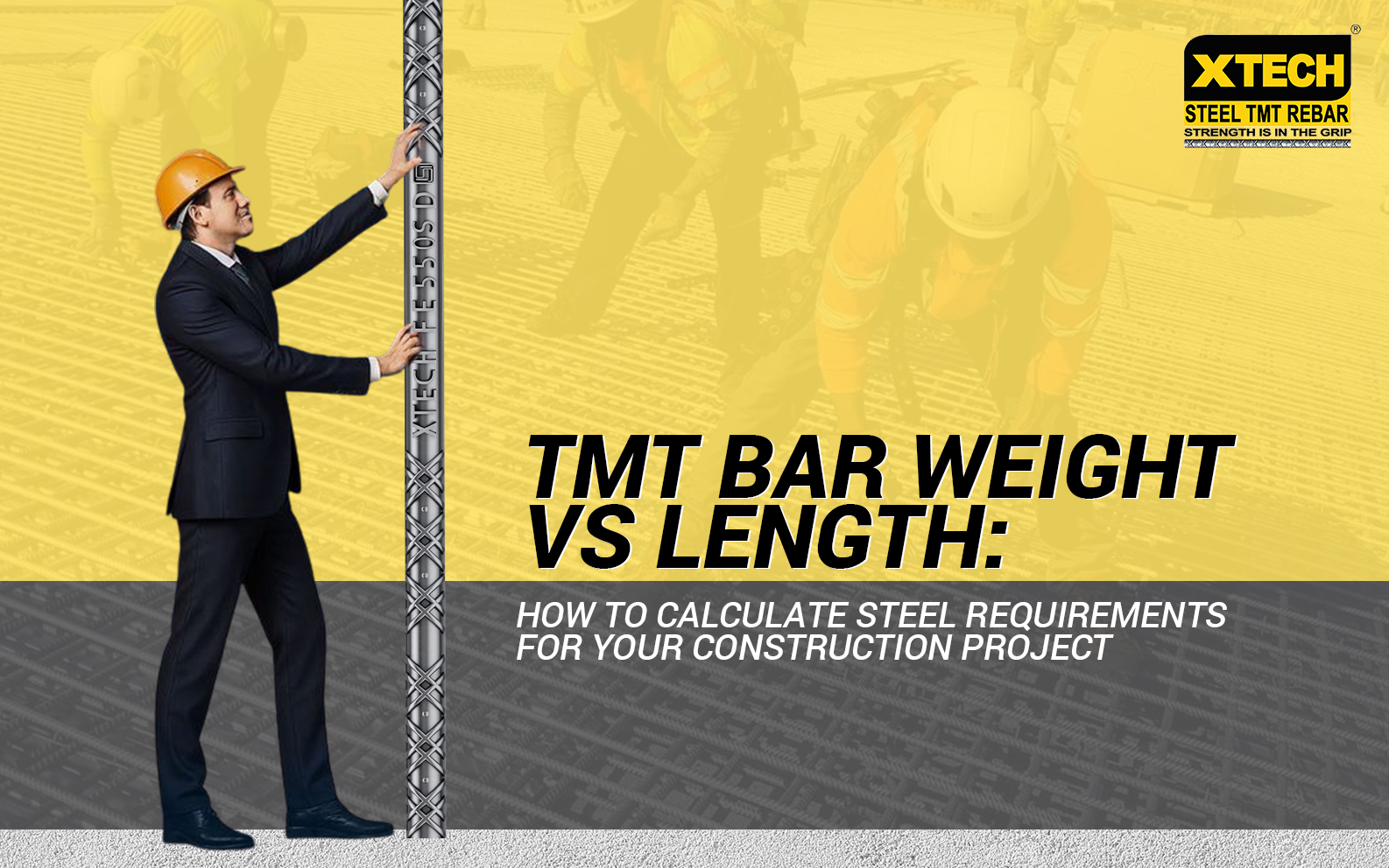 TMT Bar Weight vs Length: How to Calculate Steel Requirements for Your Construction Project