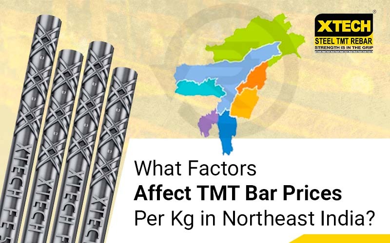 What Factors Affect TMT Bar Prices Per Kg in Northeast India?